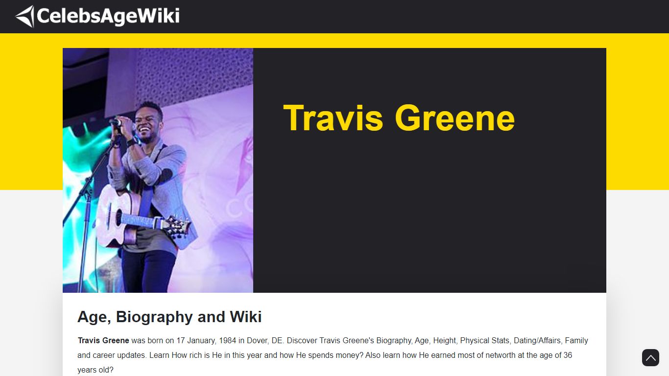 Travis Greene Biography, Age, Height, Wife, Net Worth, Family